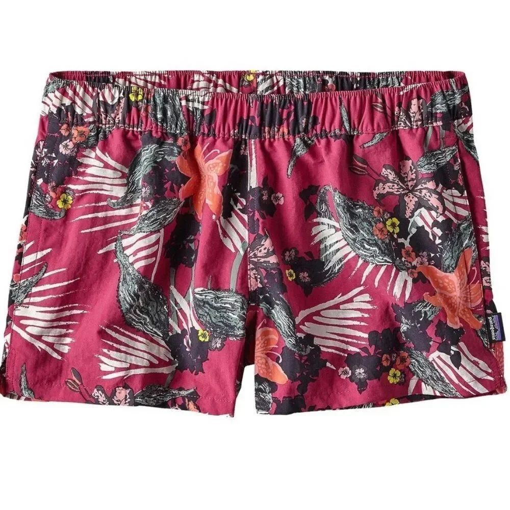 Patagonia Barely Baggies Short Kelp Garden Pink